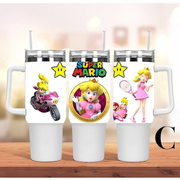 Disney Other - Christmas gift thanksgiving 40 oz tumbler Nintendo Princess Peach Daisy …